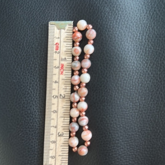 Handmade Beautiful Jasper Necklaces and Elasticized Bracelet Set - Picture 4 of 6